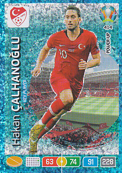 Hakan Calhanoglu Turkey Panini UEFA EURO 2020 POWER-UP - Key Player #414